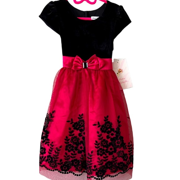 Jona Michelle Other - NEW !!! Jonah Michelle Girls Formal Party Dress Size: 5    Red / Black